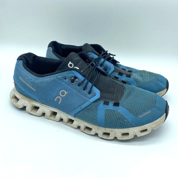 On Cloud Men's size 8 Blue Black Niagara Slip-On Running Sneakers Athletic Shoes - Picture 1 of 8